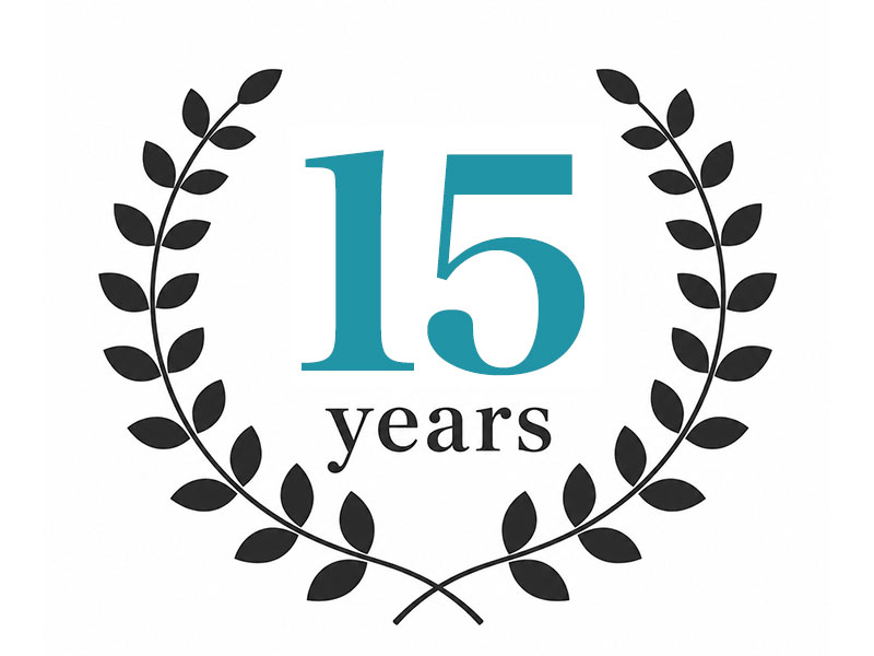 15年以上の実績